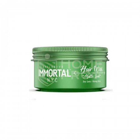 CERA CAPILAR IMMORTAL NYC HAIR WAX MATTE LOOK DRY LOOK / STRONG HOLD 50ML