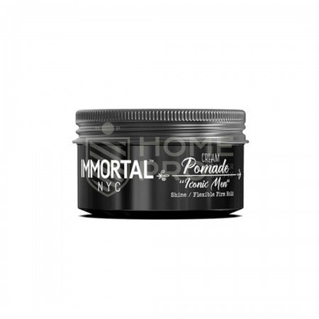 POMADA CAPILAR IMMORTAL NYC EXCLUSIVE CREAM POMADE ICONIC MEN SHINE / FLEXIBLE FIRM HOLD 50ML