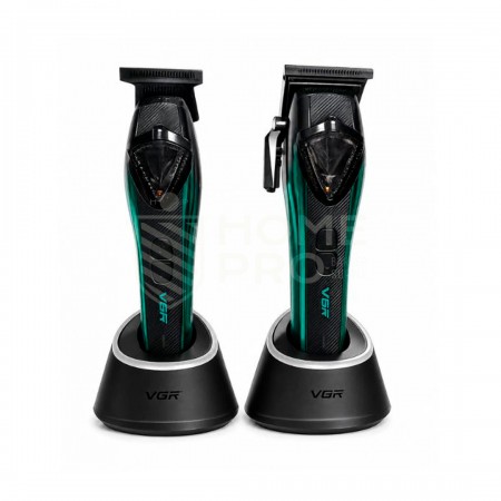 COMBO DE MÁQUINAS PROFESIONALES VGR V-883 S2 BARBER 2 EN 1