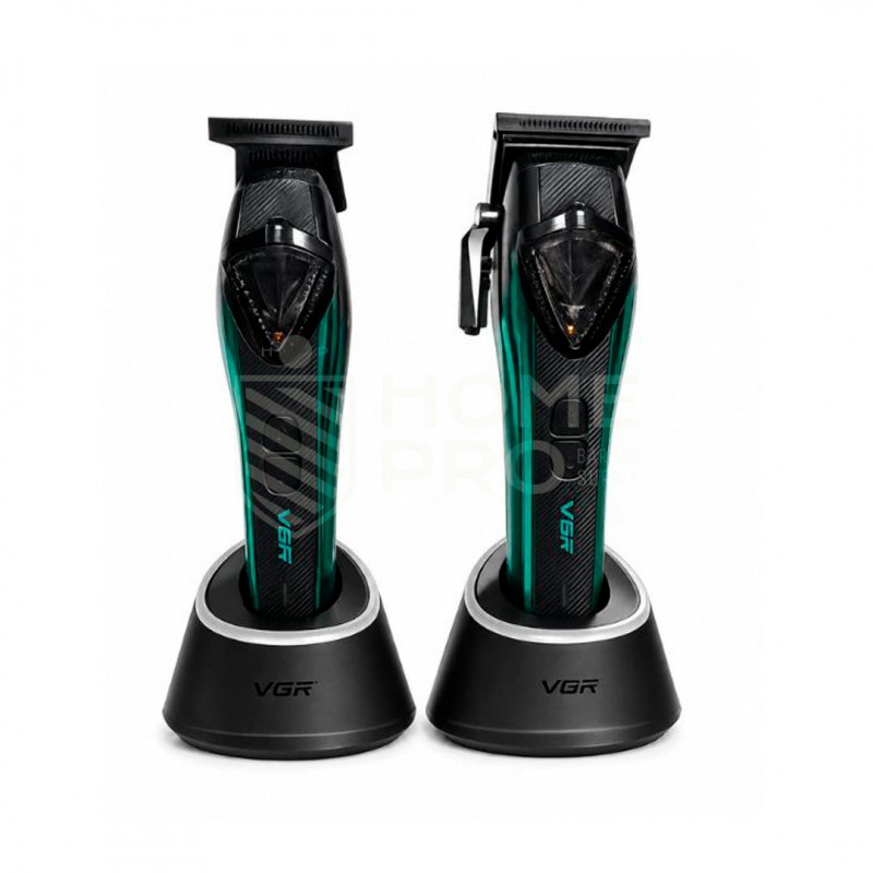 COMBO DE MÁQUINAS PROFESIONALES VGR V-883 S2 BARBER 2 EN 1