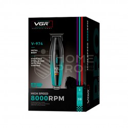 CORTADOR DE CABELLO VGR 974 TRIMMER VERDE