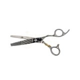 JRL TIJERA 6" ENTRESACADO PLATA 10100