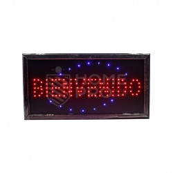 CARTEL LED *BIENVENIDO*