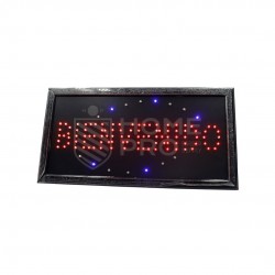 CARTEL LED *BIENVENIDO*