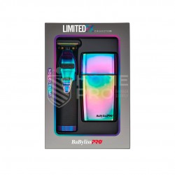 KIT MÁQUINA BABYLISS PRO LIMITEDFX IRIDESCENT TRIMMER + SHAVER DUAL FOIL