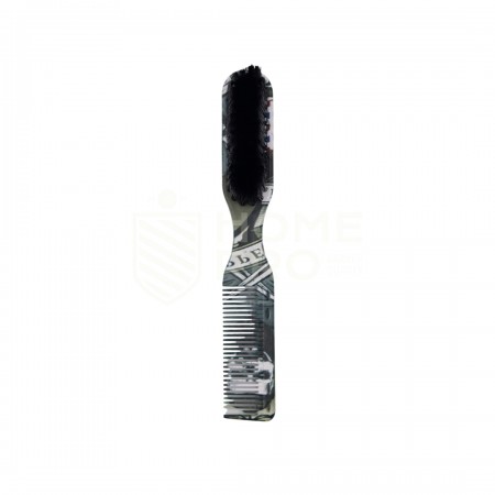 CEPILLO CON PEINE CERDA NEGRA 3611 (DISEÑO ESTAMPADO)