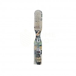 CEPILLO CON PEINE CERDA BLANCA 3609 (DISEÑO ESTAMPADO)