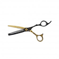 TIJERA DE PULIR / ENTRESACAR JRL 6" BLACK/GOLD 600