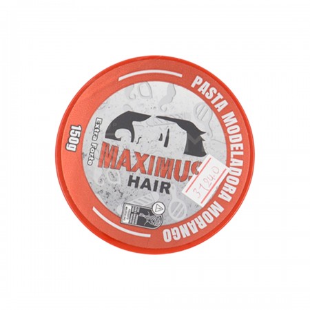 PASTA MODELADORA MAXIMUS HAIR FRUTILLA / MORANGO EXTRA FUERTE 150G