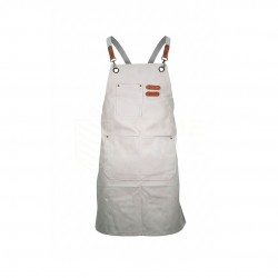 DELANTAL JEAN BLANCO CODIGO 30