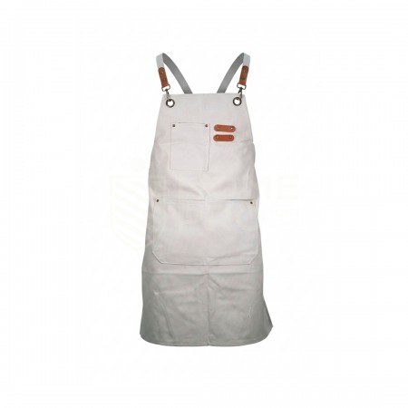 DELANTAL JEANS PROFESIONAL BLANCO