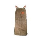 DELANTAL JEAN MARRON