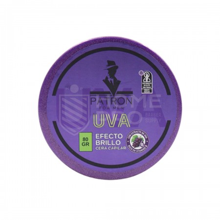 PATRON FOR MEN CERA CAPILAR POMADA UVA EFECTO BRILLO 80GR
