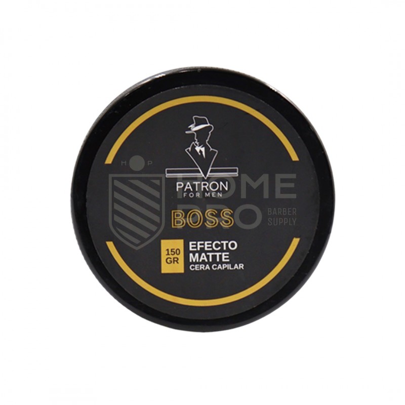 PATRON FOR MEN CERA CAPILAR POMADA BOSS EFECTO MATTE 150GR