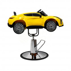 LMPRO LM106 SILLÓN DE BARBERÍA INFANTIL AUTO AMARILLO