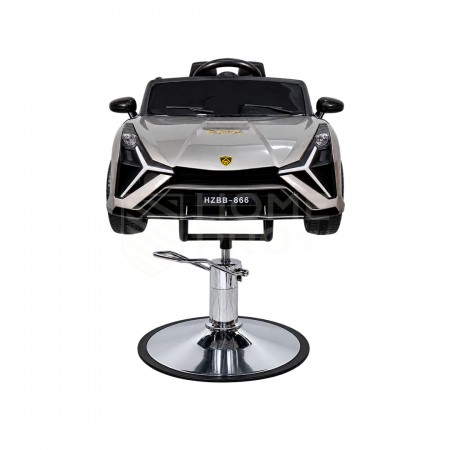 LMPRO LM105 SILLÓN DE BARBERÍA INFANTIL AUTO GRIS