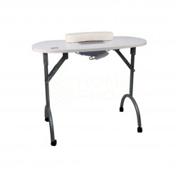LMPRO CB203 MESA PARA MANICURA BLANCO CON ASPIRADOR Y APOYABRAZOS