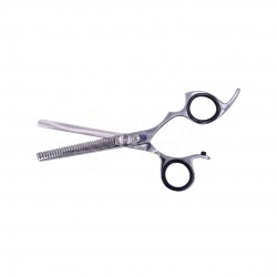 KIT DE TIJERAS PROFESIONALES LMONYX 040 CON ESTUCHE PLATA 6.0"