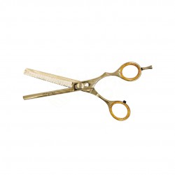 TIJERA DE ENTRESACAR / PULIR LMONYX 027 DORADO 6.5"