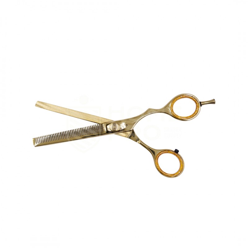 TIJERA DE ENTRESACAR / PULIR LMONYX 025 DORADO 6.5"