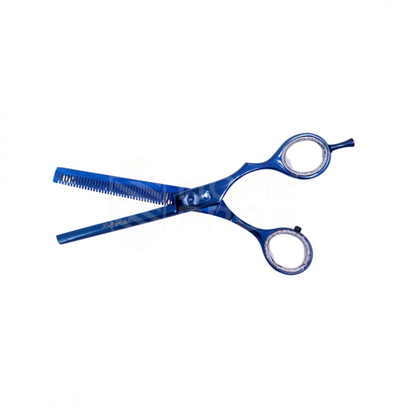 TESOURA DE DESBASTE / DESFIAR LMONYX 022 AZUL 6.5"