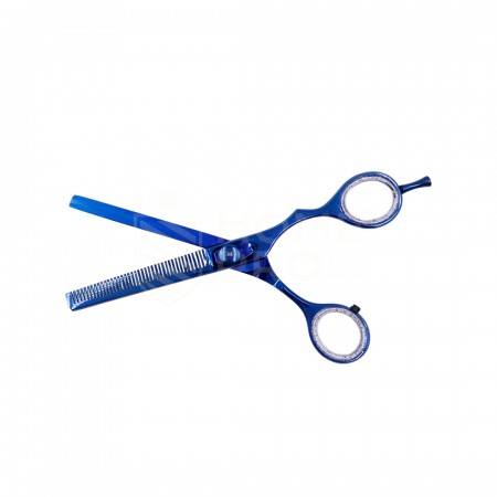 TIJERA DE ENTRESACAR / PULIR LMONYX 013 AZUL 6"