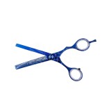 TIJERA DE ENTRESACAR / PULIR LMONYX 013 AZUL 6"