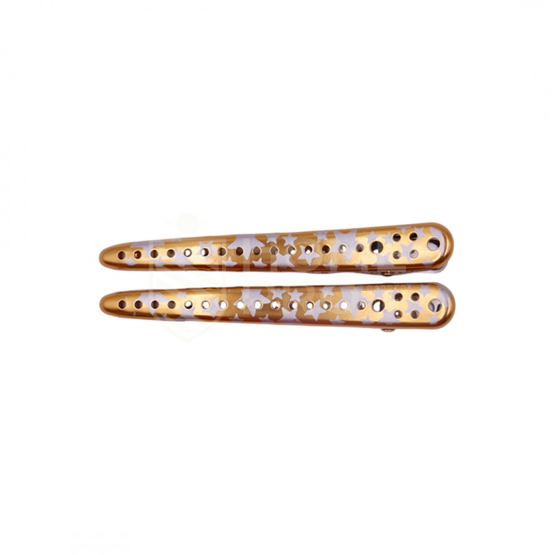 SUJETADOR *INGRID CLIP* DORADO 2PCS