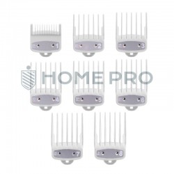 Transparente Premium Altura Peines Set Con 8 - 1 a 8 Transparente Premium Altura Peines Set Con 8 - 1 a 8