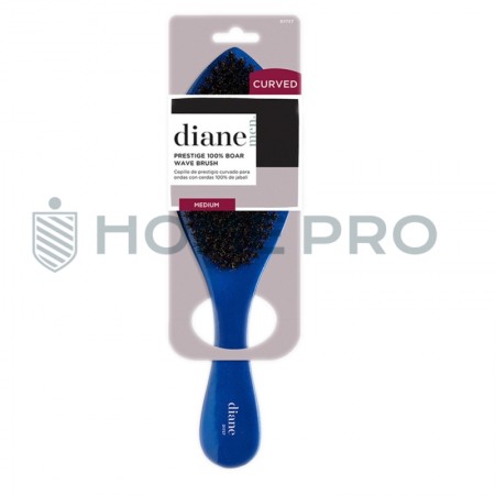 Pincel Escova Ondulada Diane Curva - Azul