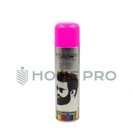 Tinta De Cábelo Spray 250 Ml Temporario Cor Rosa