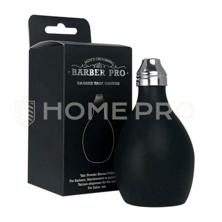 Talqueiro Barber Pro Barbearia Bombinha De Silicone Pó Talco Borrifador