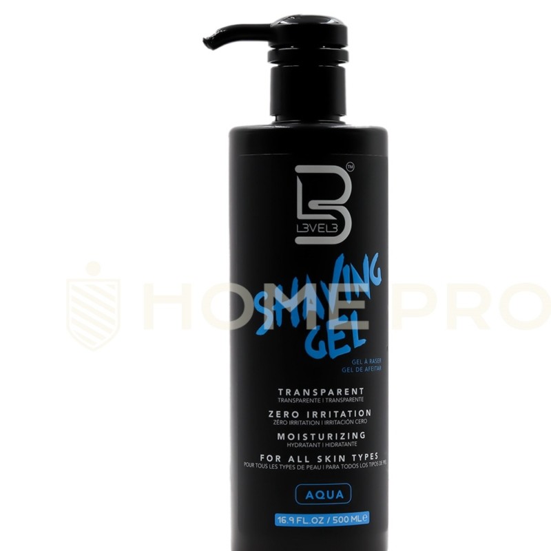 L3VEL 3 SHAVING GEL AQUA 500ML L3VEL 3 SHAVING GEL AQUA 500ML