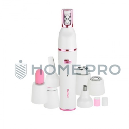 Máquina de barbear feminina elétrica 7 em 1 KM-2189 Kemei