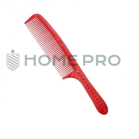 Peine de Corte Jrl 7.6 Profesional Carbono Antiestático - Mod J201 - Rojo