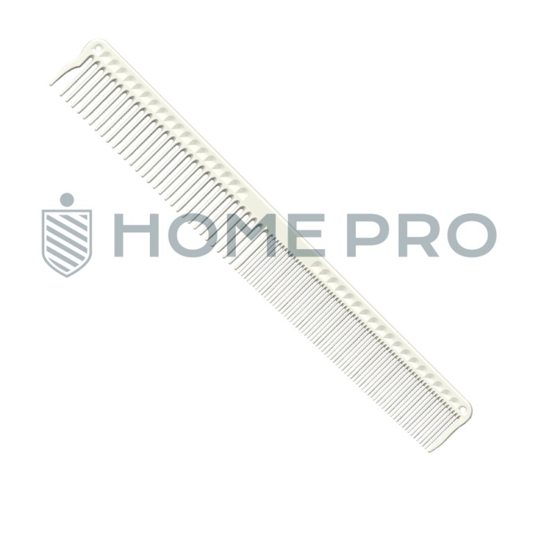Pente De Corte Jrl 7 Profissional Carbono Anti Estático - Mod J301 - Branco 