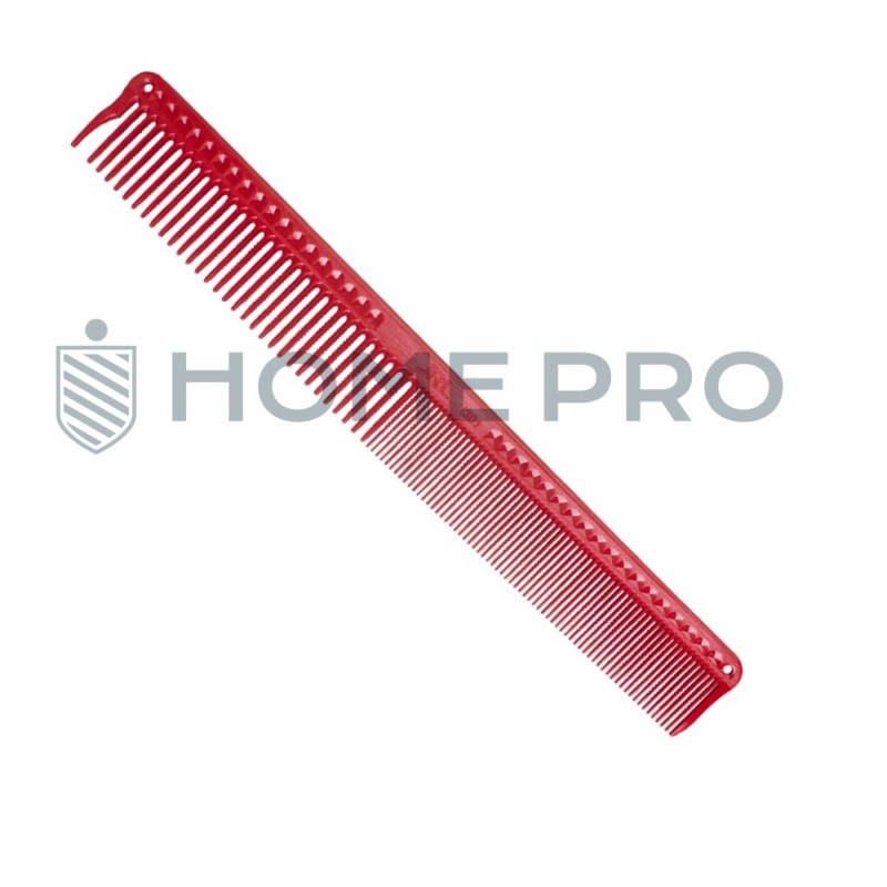 Pente De Corte Jrl 7 Profissional Carbono Anti Estático - Mod J301 - Vermelho 