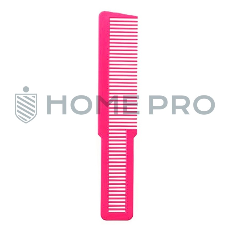 Pente Profissional Clipper Comb Barbeiro Cortes Penteados -Pink