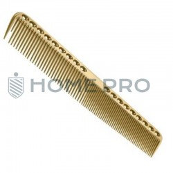 Peine metálico de aluminio para barberos - 18 cm - Dourado