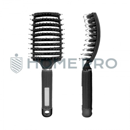 Cepillo profesional para peinar y desenredar - Negro