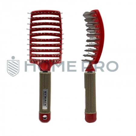Cepillo profesional para peinar y desenredar - Rojo