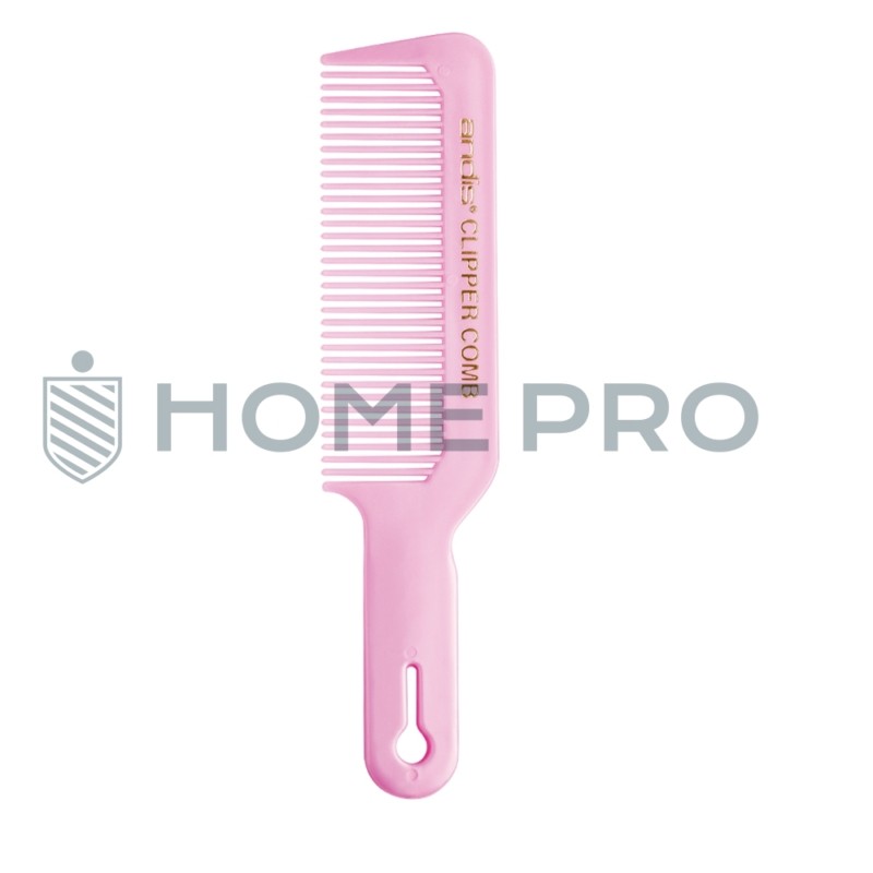 Pente Andis Clipper Comb Para Corte E Penteados - Rosa