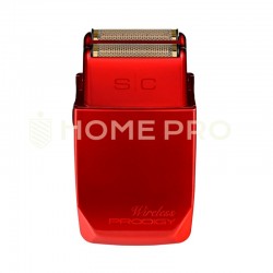 SC StyleCraft Wireless Prodigy Foil Shaver - Vermelho Metálico Brilhante
