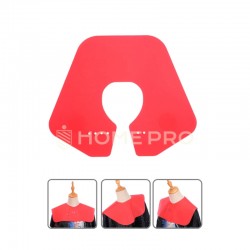 tinte de pelo corte permanente collar de silicona cuello chal impermeable impermeable cuel