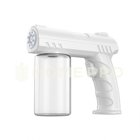 Pistola de Pulverização Portátil com Luz Azul de Vapor USB Recarregável Auto Atomizador Co
