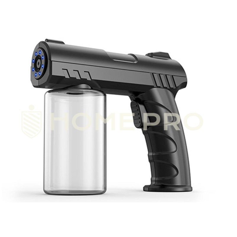 Pistola Pulverizadora Portátil con Luz de Vapor Azul USB Recargable Auto Atomizador Inalám