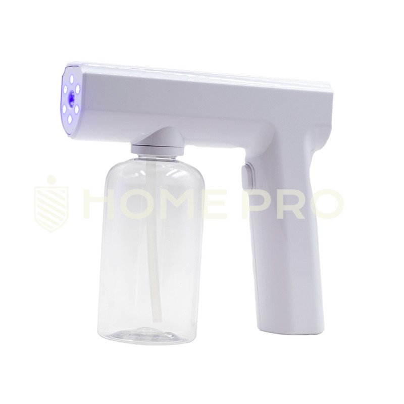 Pistola Pulverizadora Portátil con Luz de Vapor Azul USB Recargable Auto Atomizador Inalám