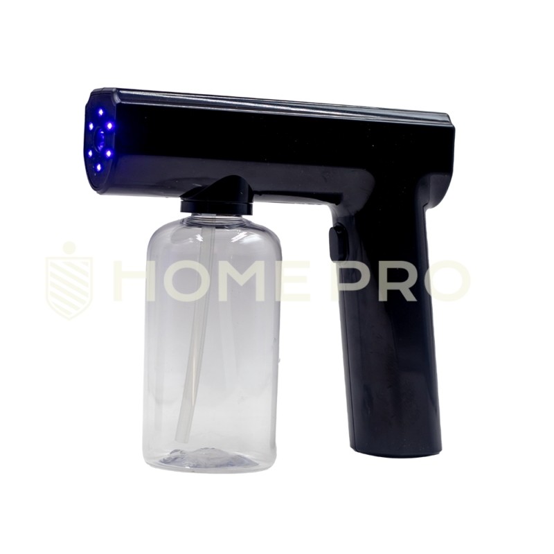Pistola Pulverizadora Portátil con Luz de Vapor Azul USB Recargable Auto Atomizador Inalám