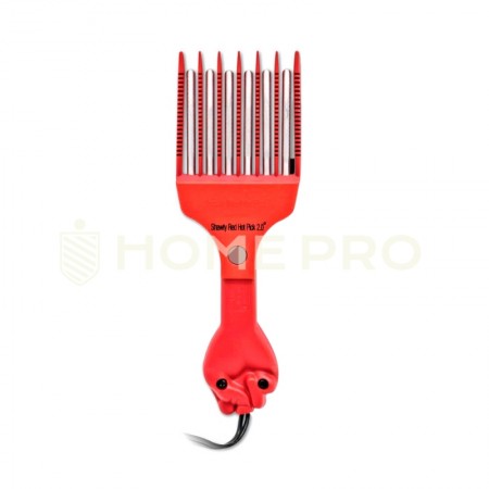 Shawty Red Hot Pick Barba elétrica e ferramenta de estilo de cabelo natural
