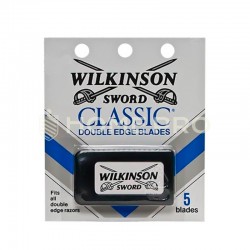 Wilkinson Sword Classic lâminas de barbear de borda dupla, 5 lâminas